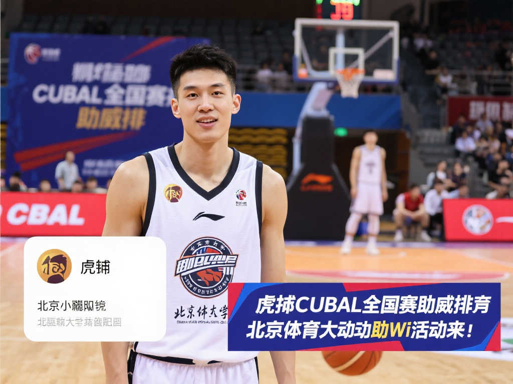 谢智杰助力北京体大，晒虎扑CUBAL全国赛助威榜并号召投票